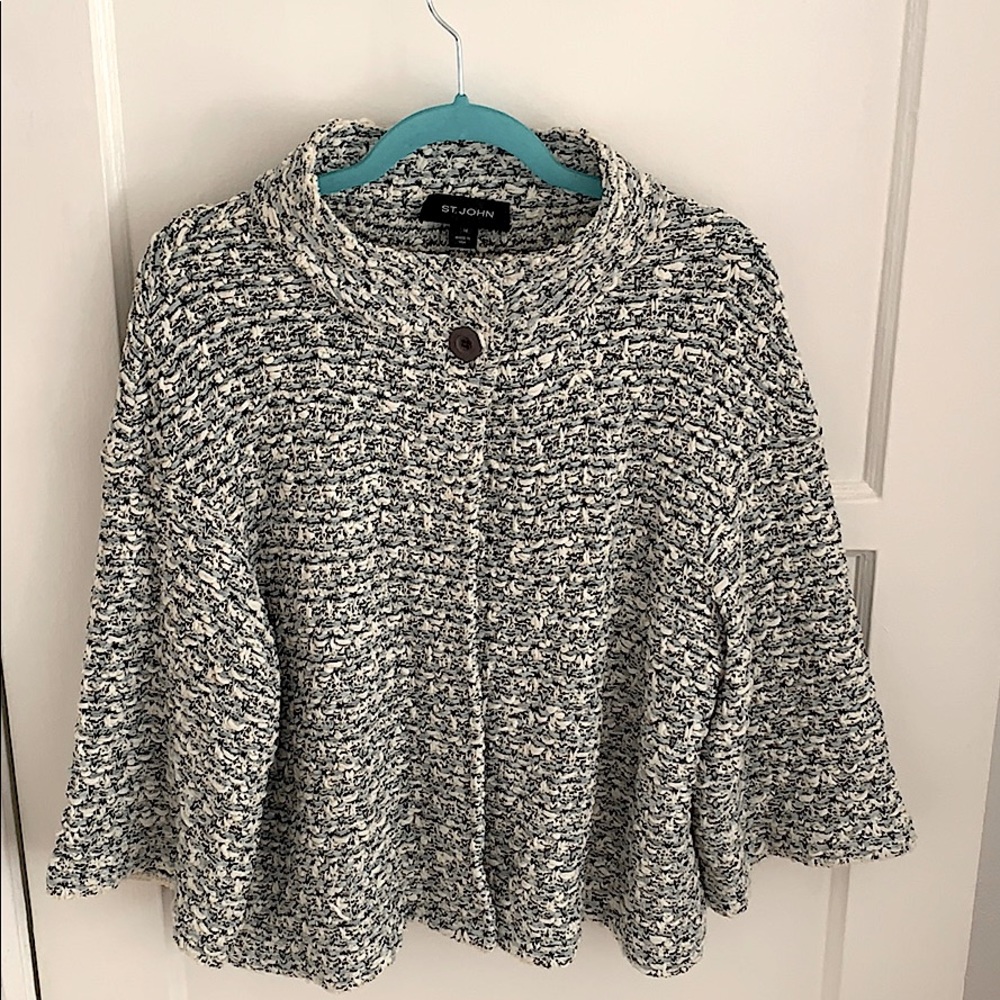 St John Woven Cropped Jacket